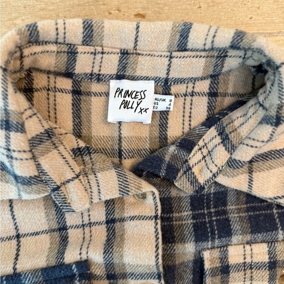 Princess Poly Medium Flannel Shirt Comfy Soft M - Picture 4 of 7